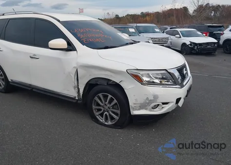 2014 Nissan Pathfinder Sl z USA, uszkodzony, nr VIN 5N1AR2MM6EC735361
